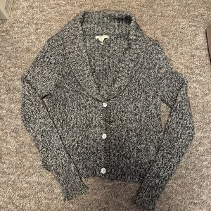 Levi’s Marled Gray Button-Front V-Neck Sweater Cardigan